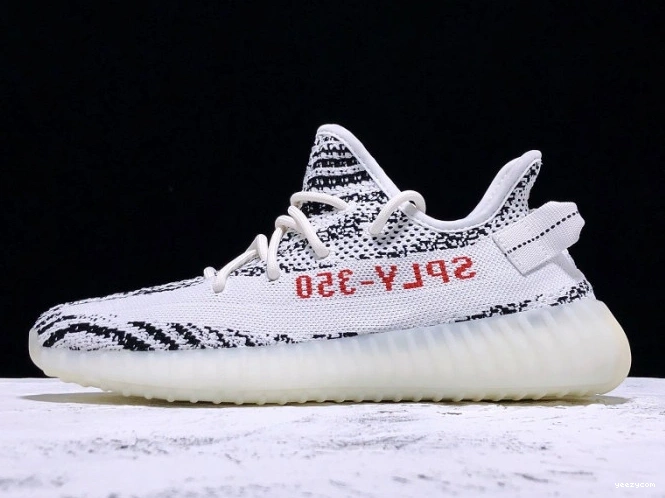 Zebra V2 White 350 CP9654 Yeezy Adidas Boost Black 0930